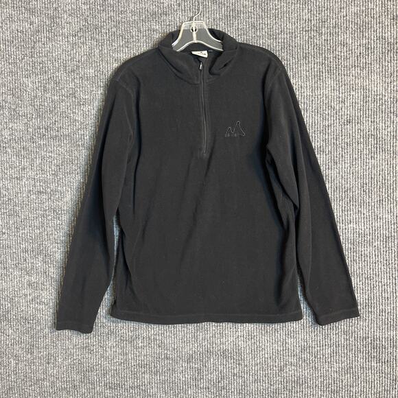 8848 Altitude Jackets & Blazers - 8848 Altitude Women Fleece Pullover 1/4 Zip Black Size Large Lightweight Outdoor